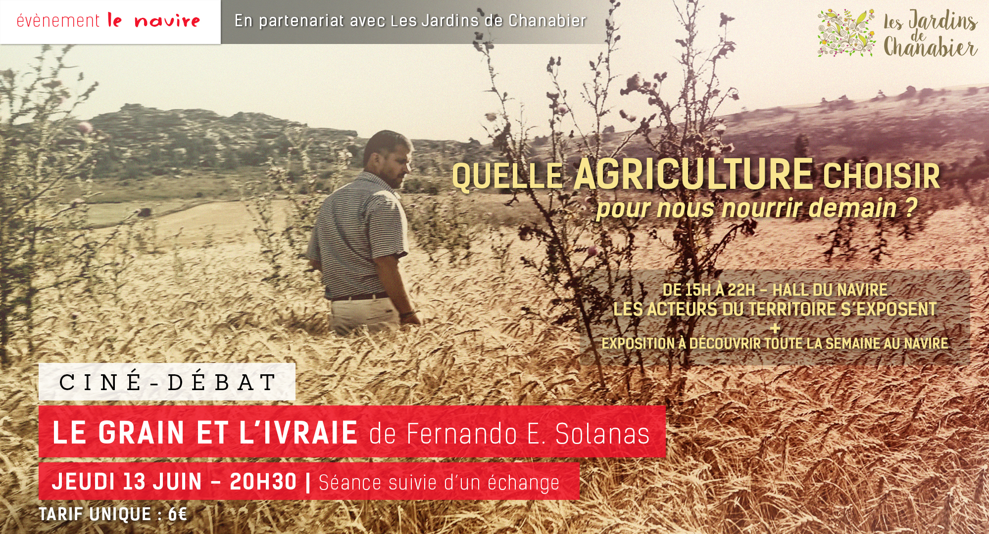Film le Grain et l'Ivraie ciné-débat Aubenas Ardèche