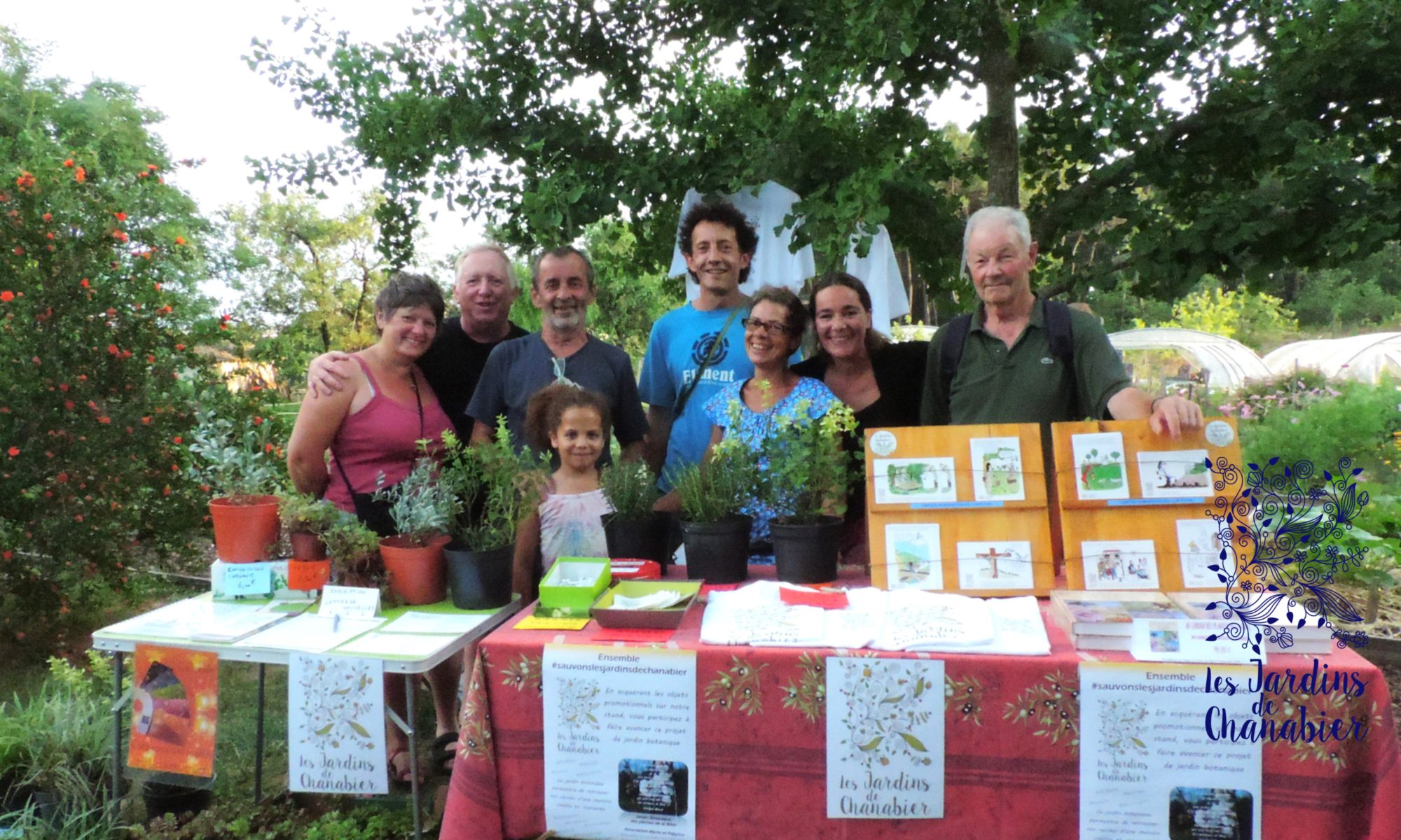 Stand 2017 des Jardins de Chanabier