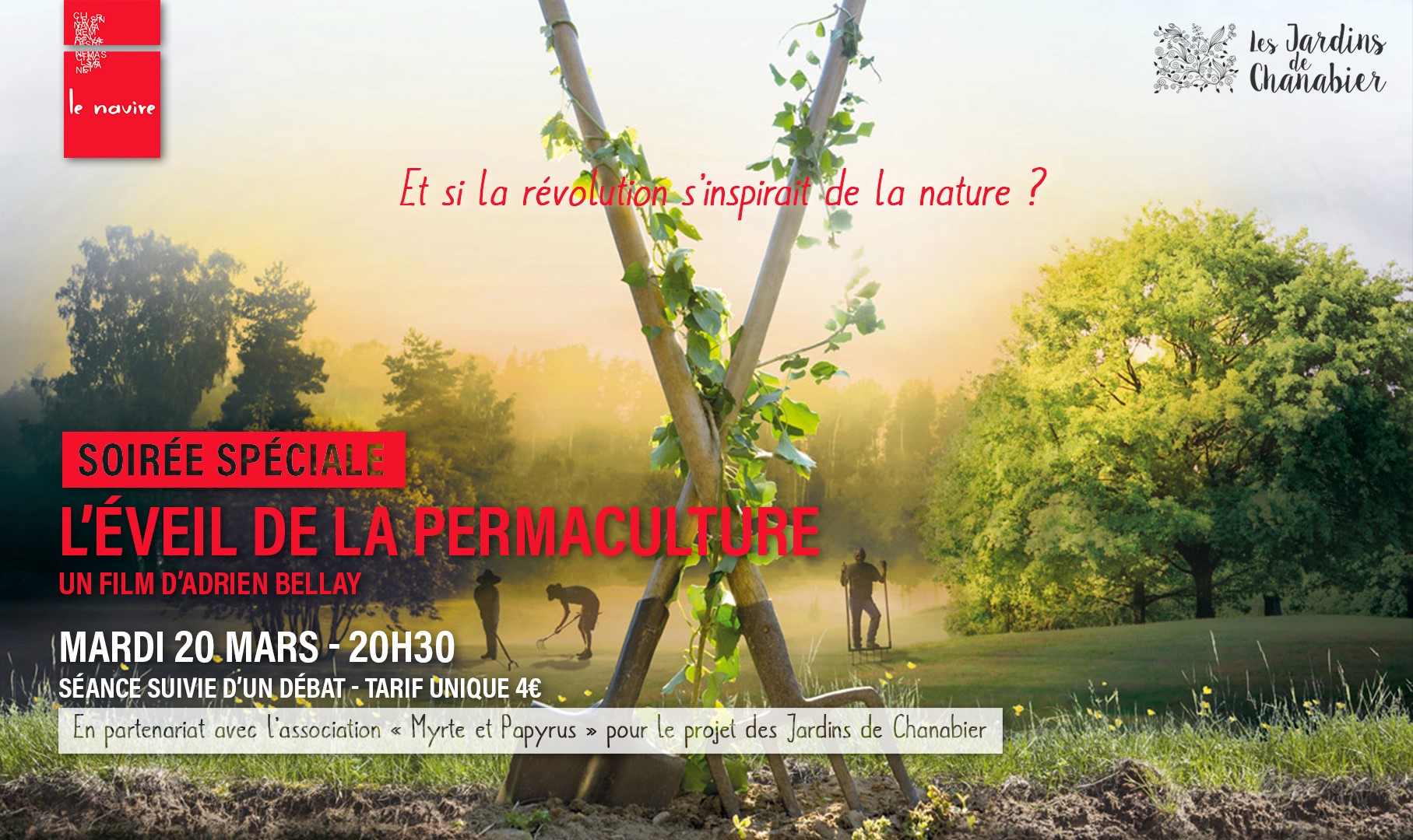 Ciné débat avec le film L'éveil à la permaculture